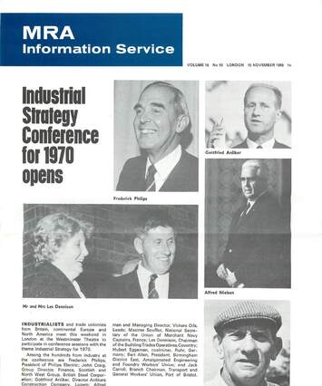 Cover of MRA Information Service - Vol. 18 No. 10, 1969-11-15