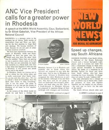 Cover of New World News - Vol. 22 No. 46, 1974-09-07