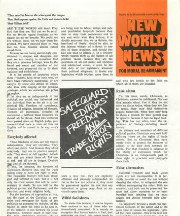 Cover of New World News - Vol. 23 No. 18, 1975-03-01