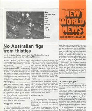 Cover of New World News - Vol. 24 No. 06, 1975-12-06