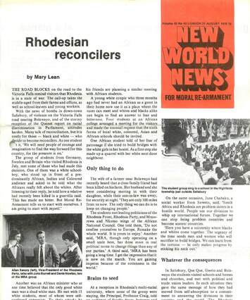 Cover of New World News - Vol. 24 No. 42, 1976-08-21