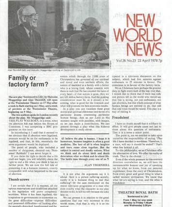 Cover of New World News - Vol. 26 No. 23, 1978-04-22