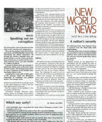 Cover of New World News - Vol. 27 No. 03, 1978-12-02