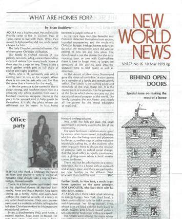 Cover of New World News - Vol. 27 No. 16, 1979-03-10