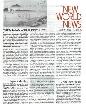 Cover of New World News - Vol. 27 No. 45, 1979-09-29