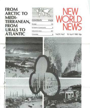 Cover of New World News - Vol. 31 No. 07, 1983-04-16