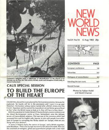 Cover of New World News - Vol. 31 No. 14, 1983-08-06