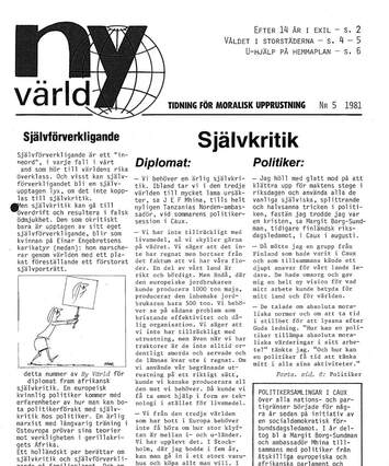 Cover of Ny värld i bild 1981 - 05