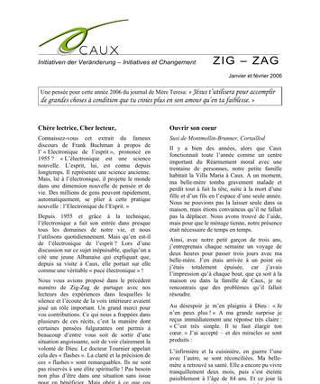 Cover of Zig-Zag - 2006-02 - Français