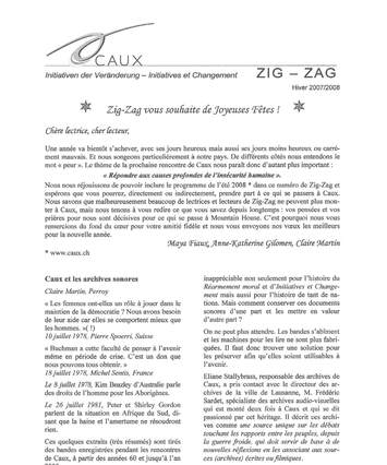 Cover of Zig-Zag - 2007-12 - Français