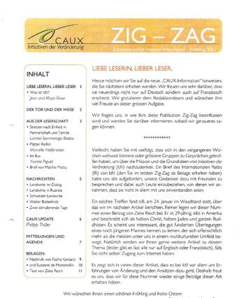 Cover of Zig-Zag - 2011-04 - Deutsch