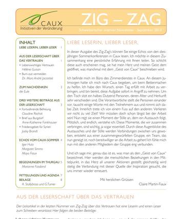 Cover of Zig-Zag - 2013-10 - Deutsch