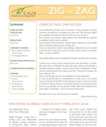 Cover of Zig-Zag - 2014-07 - Français