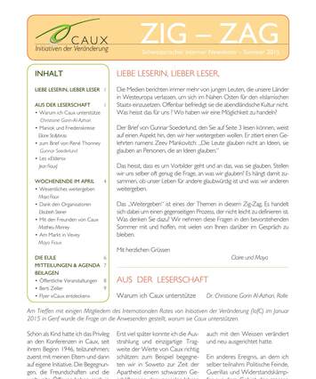 Cover of Zig-Zag - 2015-07 - Deutsch