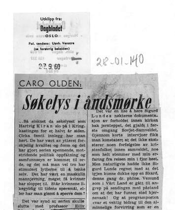 Cover of Søkelys i åndsmørke