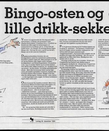 Cover of Bingo-osten og den lille drikk-sekken