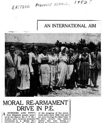 Cover of An International Aim.  Moral Re-Armament drive in P.E.