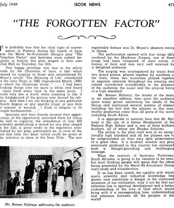 Cover of 'The Forgotten Factor'
