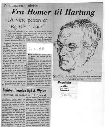 Cover of Fra Homer til Hartung - Å være person er seg selv å døde