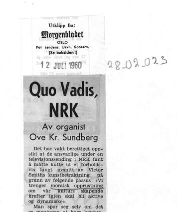 Cover of Quo Vadis, NRK