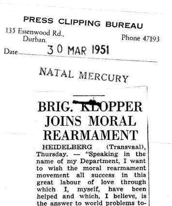 Cover of Brig Klopper Joins Moral Rearmament