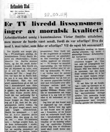 Cover of Er TV livredd livssynsmeninger av moralsk kvalitet?