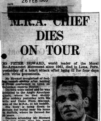 Cover of MRA Chief Dies On Tour