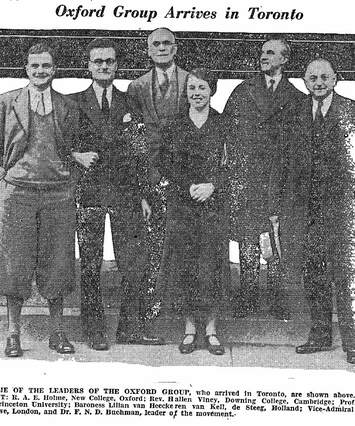 Cover of Oxford Group Arrives in Toronto
