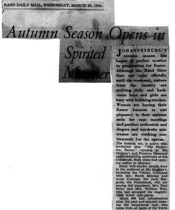 Cover of Autumn Season Opens in Spirited Manner