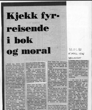 Cover of Kjekk fyr reisende i bok og moral