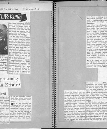 Cover of 1954-11-11: Debatt Kultur & Kritik