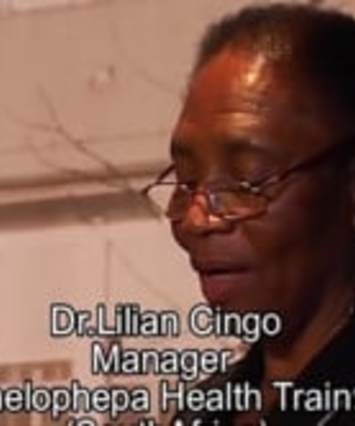 Lilian Cingo speaking in Caux Thumbnail