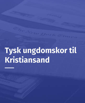 Tysk ungdomskor til Kristiansand
