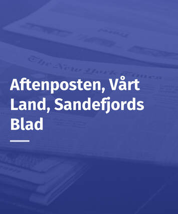 Aftenposten,Vårt Land,Sandefjords Blad