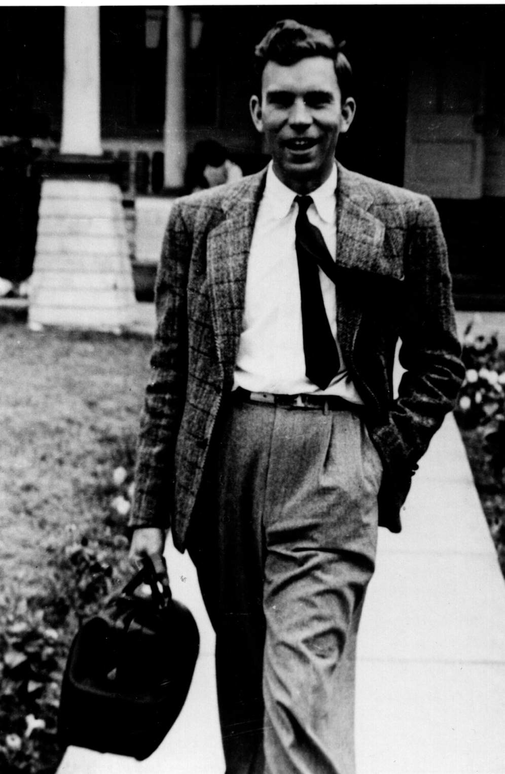 Paul Campbell, Mackinac Island, 1940s, B&W portrait photo