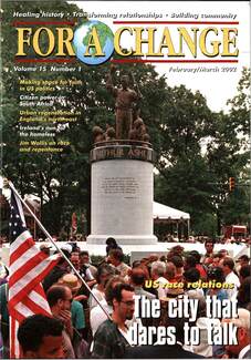Cover of For A Change Magazine: Volume 15 Number 01