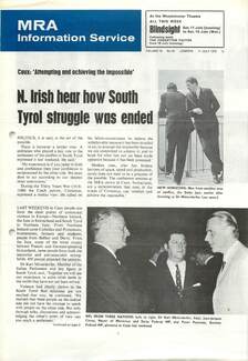Cover of MRA Information Service - Vol. 18 No. 43, 1970-07-11