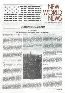 Cover of New World News - Vol. 27 No. 14, 1979-02-24