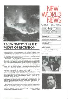 Cover of New World News - Vol. 30 No. 01, 1981-11-28