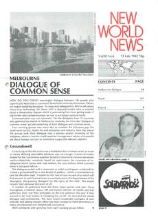 Cover of New World News - Vol. 30 No. 06, 1982-02-13