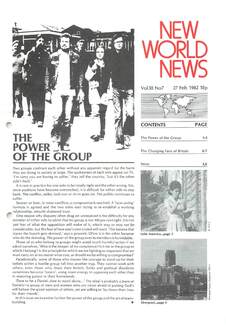 Cover of New World News - Vol. 30 No. 07, 1982-02-27