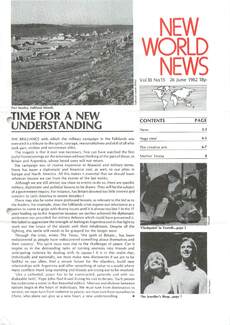 Cover of New World News - Vol. 30 No. 15, 1982-06-26