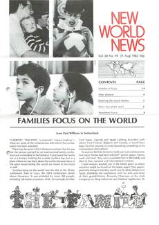 Cover of New World News - Vol. 30 No. 19, 1982-08-21