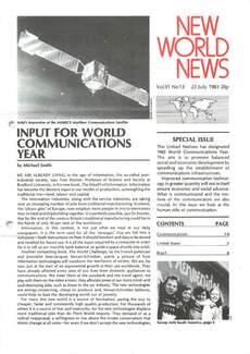 Cover of New World News - Vol. 31 No. 13, 1983-07-23
