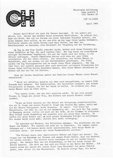 Cover of Zig-Zag - 1985-04 - Deutsch