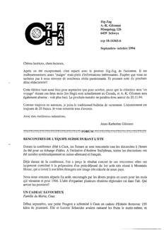 Cover of Zig-Zag - 1994-09 - Français