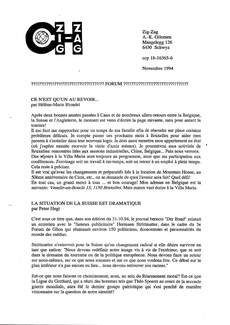 Cover of Zig-Zag - 1994-11 - Français