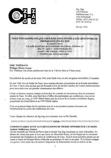Cover of Zig-Zag - 1996-02 - Français