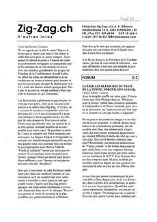 Cover of Zig-Zag - 1997-04 - Français