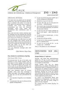 Cover of Zig-Zag - 2007-02 - Français